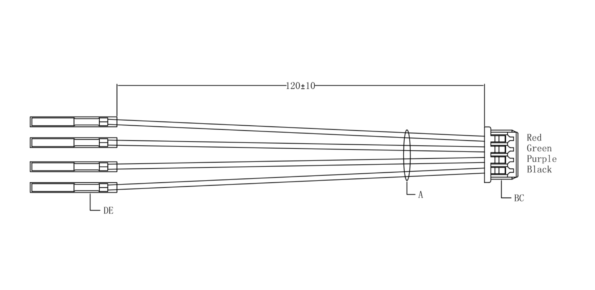 Black Magic 0.1" Pin Header Serial Cable