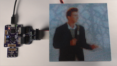 RGB LED Panel 64x64 pixels 2mm pitch 128x128mm